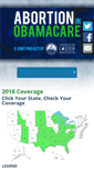 Mobile Screenshot of obamacareabortion.com