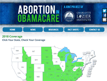 Tablet Screenshot of obamacareabortion.com